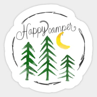 Happy Camper Sticker